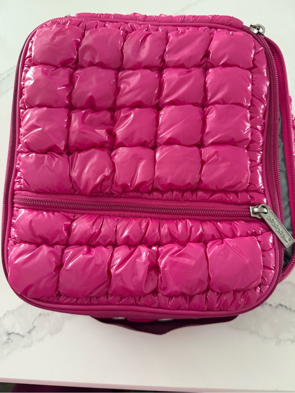 Iscream Girls' Shiny Puffer Lunchbox
